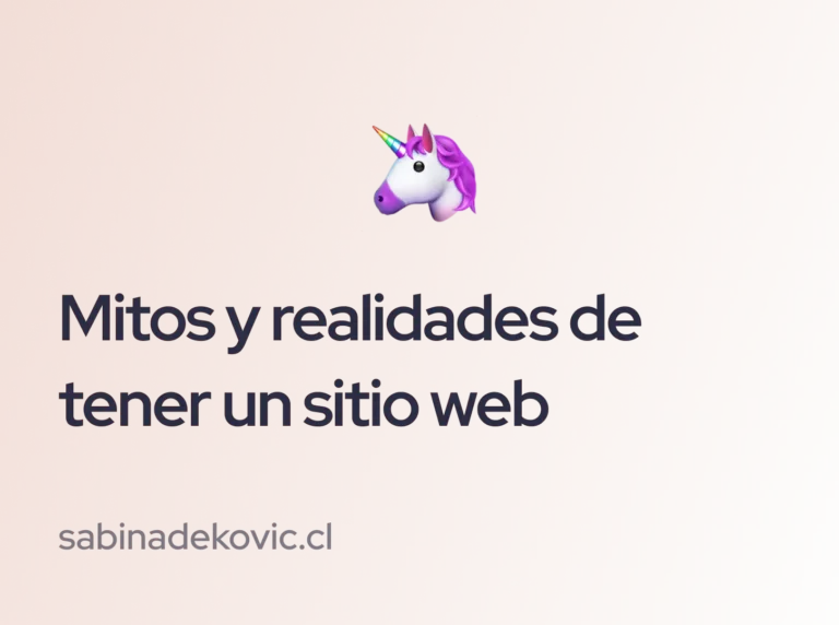 Mitos y realidades de tener un sitio web